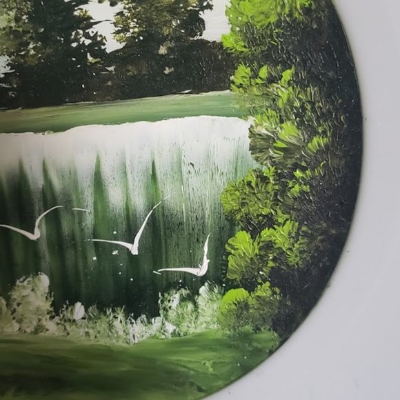 Hand painted decorative plate art artwork decor - Picture 5 of 8